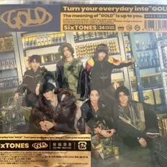 SixTONES Album "GOLD" CD.DVD初回B盤