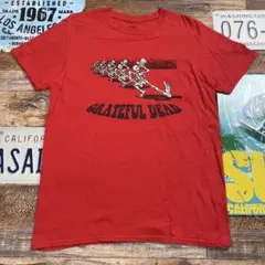 公式　Grateful Dead Skeleton ミュージックT バンT