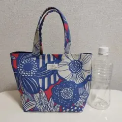 トートバッグ アートフラワー柄コットンこばやし