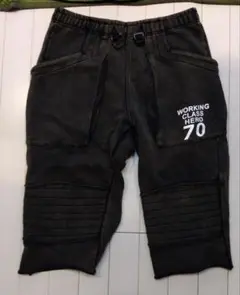 渋ッ！PPFMカットオフ加工ガーメントダイスウェットハーフパンツ