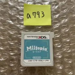 a793 Miitopia ミートピア Nintendo 3DS