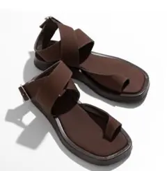 極美品✨ジアボルギーニ LEATHER ANKLE STRAP サンダル レザー Deuxieme Classe（ドゥーズィエムクラス）の「*【GIA BORGHINI