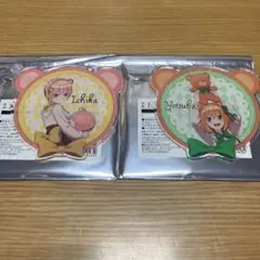 映画 五等分の花嫁 ローソン アクリルコースター 中野一花 中野四葉 2個セット