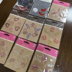 呉竹　ステッカー、クリップセット
