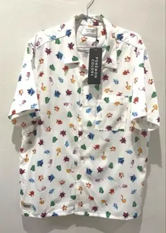 新品未使用　ポケモンカラーズ　開襟シャツ　半袖シャツ