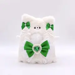 10cmぬい服┊おばけねこ/「№258」 着ぐるみ おすわり