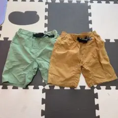 120cm ハーフパンツ 2枚セット