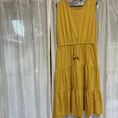 HK WORKS ノースリーブワンピース　ロングLL