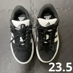 【新品】厚底 23.5[アディダス] スニーカー グランドコート レディース