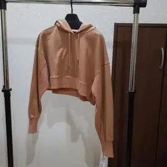civilise ショート丈パーカー(キャメル)