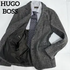 ◎美品◎ HUGO BOSS ウール テーラードジャケット グレー