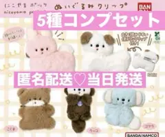 にこやまポッケ ぬいぐるみクリップ 全5種セット