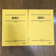 駿台　物理S テキスト、プリントセット　2023年版