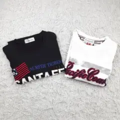 美品◎Santafe サンタフェ Tシャツ2点セット 刺繍 日本製 希少デザイン