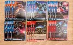 【即日発送】赤青デッキ　パーツまとめ売り　各4枚
