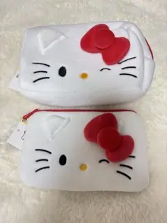 【韓国限定】キティーちゃんポーチ2個セット ポーチ ハローキティ