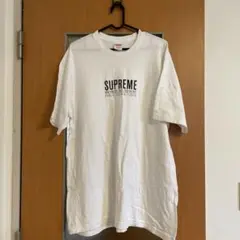 supreme ロゴ　Tシャツ　ホワイト