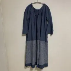 45r 45rpm コットンワンピース チェック