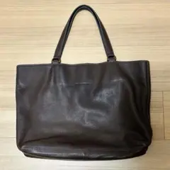 マザーハウス　レザー　トートバッグ　ブラウン