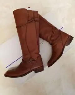 SAYA サヤ 本革ロングブーツ 23.5cm