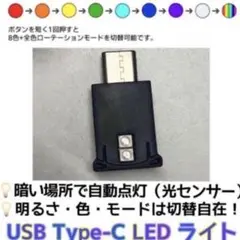 パワフル点灯！USB Type-C LED ライト