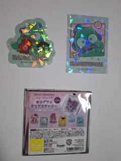 サンリオ ホログラムクリアステッカー ハンギョドン 2枚