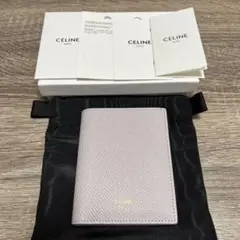 未使用 セリーヌ 二つ折り財布 コンパクトウォレット レザー