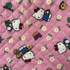 ハローキティ キルティング生地 ピンク