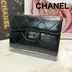 CHANEL シャネル マトラッセコ インケース コンパクト財布 ポケット付き