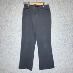 ユニクロ（ウエスト67-72あたり）スラックス☘️ボトムス/パンツ/黒/ブラック