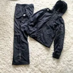 デサント　レディース　ジャージ 上下セット セットアップ　シャカシャカ　黒