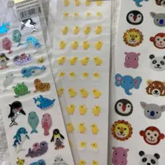 G.C.INC. クリスタル　もりもり　シール　レトロ