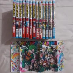 僕のヒーローアカデミア 漫画 34～42、チームアップミッション1〜4 、カバー