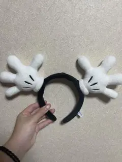 ミッキー手型カチューシャ