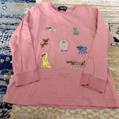 klädkäp 動物刺繍 長袖Tシャツ 110