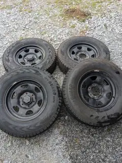 70系プラド ナロー スタッドレスホイール 21年製215/80 16 ランクル