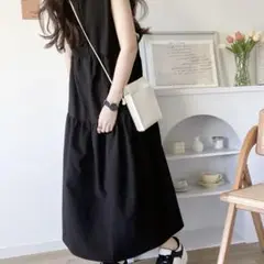 【classicalelf】 バックリボン ティアードワンピース