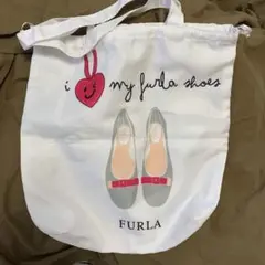 FURLA シューズバッグ イラスト付き