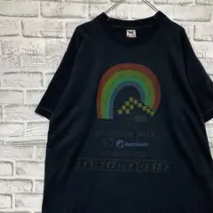 USA製90sヴィンテージTシャツ！シングルステッチ　ブラック半袖古着XL 19