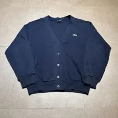 Lacoste カーディガン　コットンニット　セーター　紺　ネイビー　4