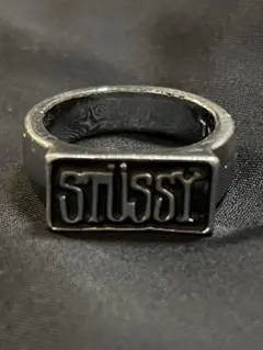 希少　BOXロゴ　old stussy オールドステューシーリング