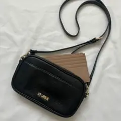 GUY LAROCHE ショルダーバッグ ブラック レザー