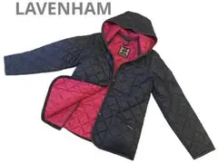 美品 LAVENHAM キルティングジャケット フード レディース サイズS