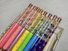 ハーバリウムボールペン ハート柄 8本セット