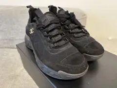 シャネル CHANEL スニーカー 黒