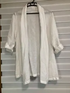 麻ジャケット⭐︎ホワイト
