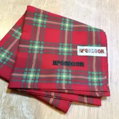 M'GREGOR チェック柄ハンカチ