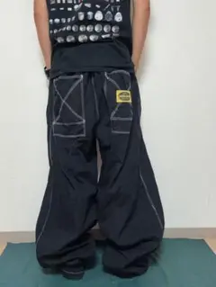RATON LAVEURワイド　ブラックパンツB系HIPHOP系バギーパンツ