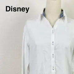 Disney ディズニー　東京シャツ　ホワイト ボタンダウン長袖シャツ