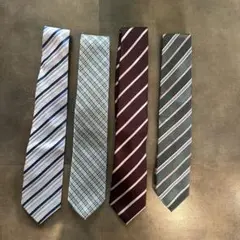 ネクタイ4本とEMPORIO ARMANIマフラーセット